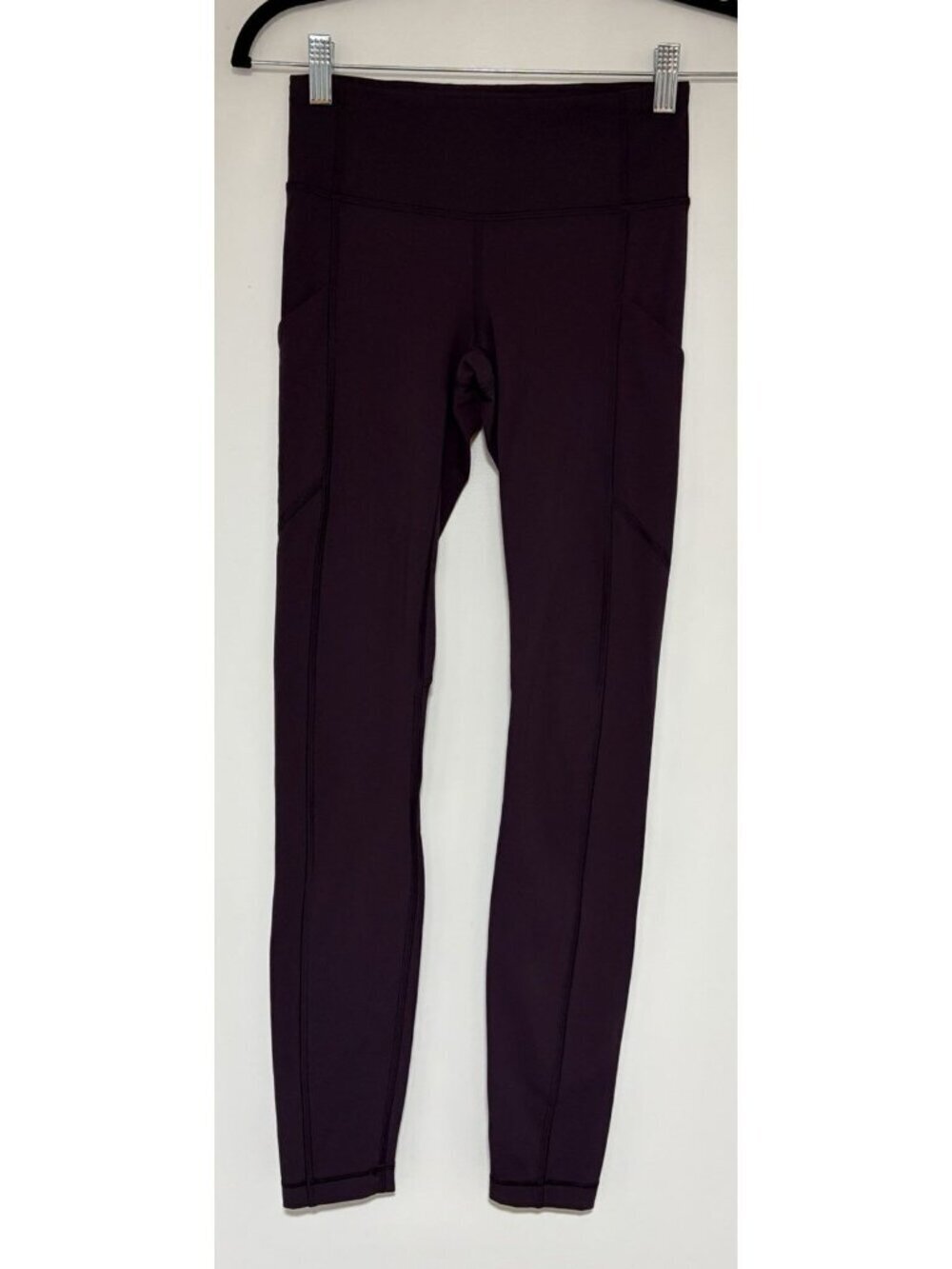 Lululemon Women’s Dark Burgundy 28” Pocket Leggings Size 2